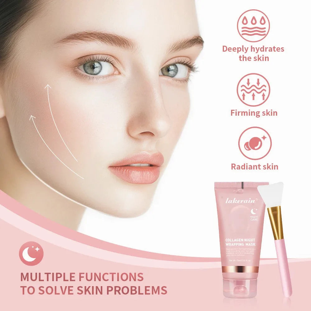 Collagen Wrapping Facial Mask & Brush Set — view 3
