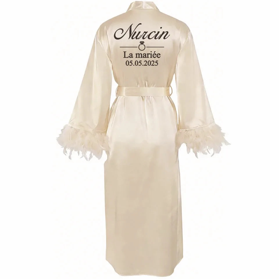 Personalized Bridal Party Robe — view 7