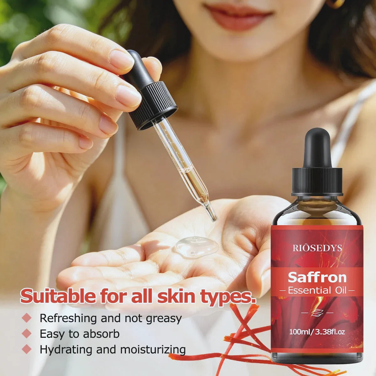 Saffron Essential Massage Oil — view 2