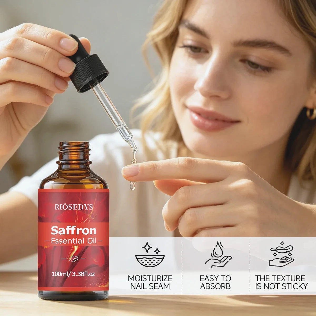 Saffron Essential Massage Oil — view 4