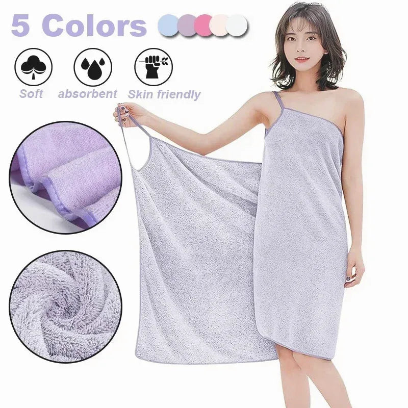 Wearable Microfiber Bath & Sauna Towel | Beautifully Within