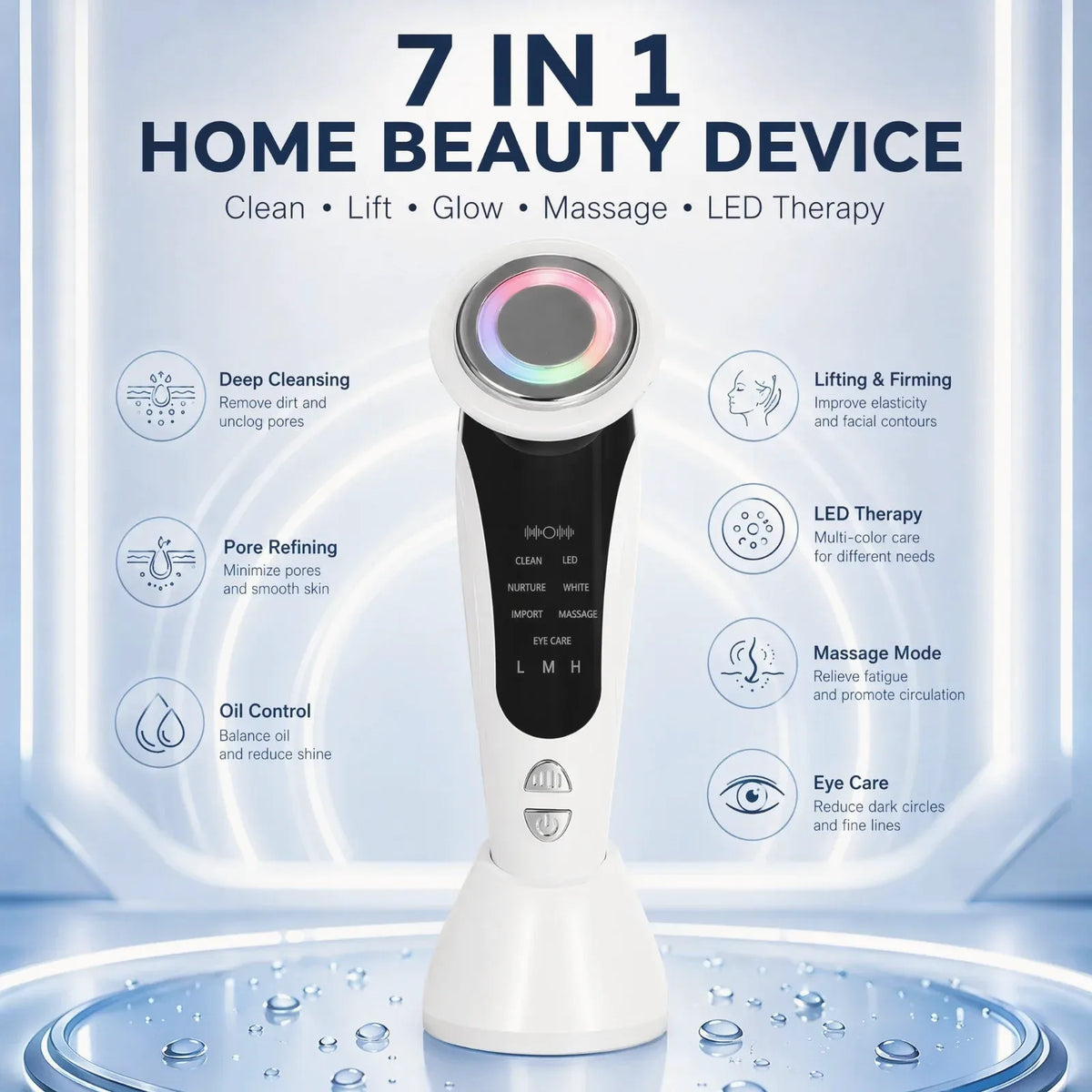 LED Light Therapy Facial Wand | Beautifully Within