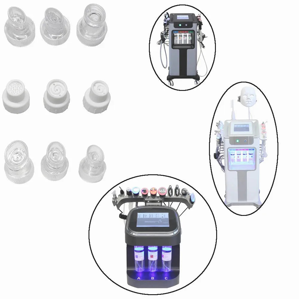 Hydro Dermabrasion Replacement Tips — Set of 9 | Beautifully Within