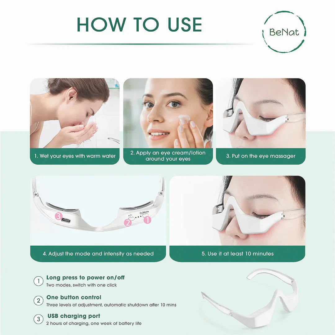 Under Eye Red Light Therapy Massager — view 4