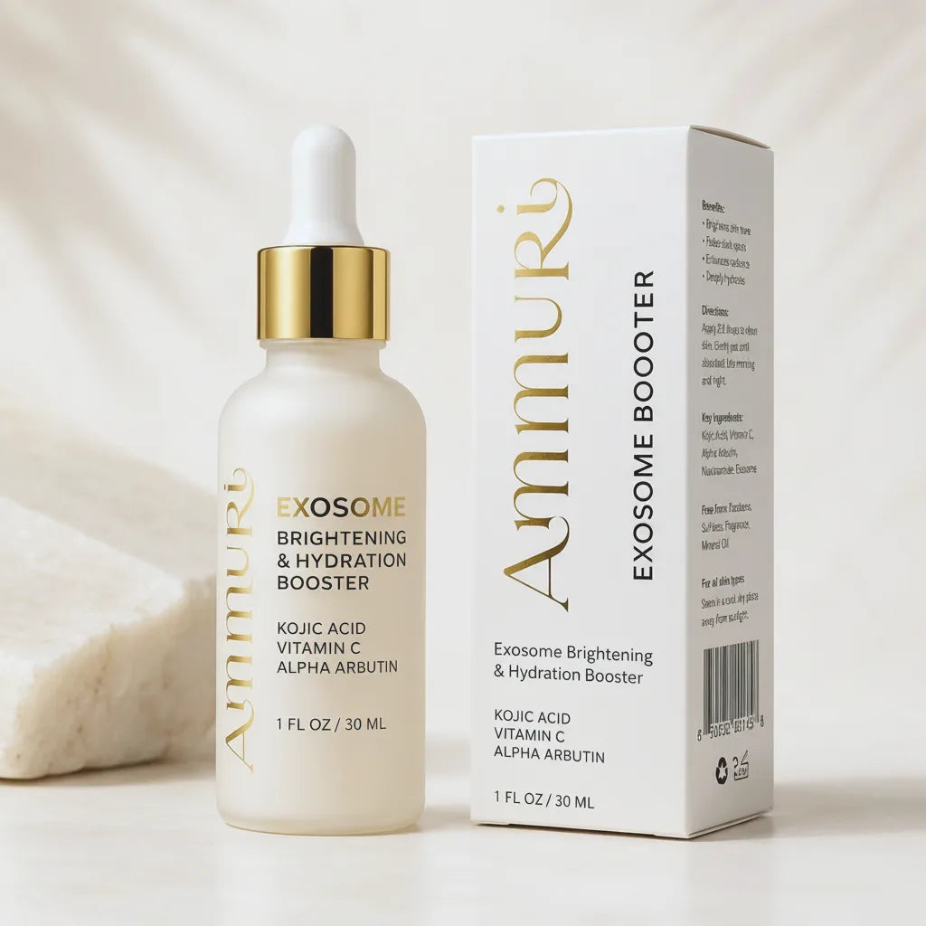 Exosome Brightening Booster Serum — Kojic Acid & Vitamin C | Beautifully Within