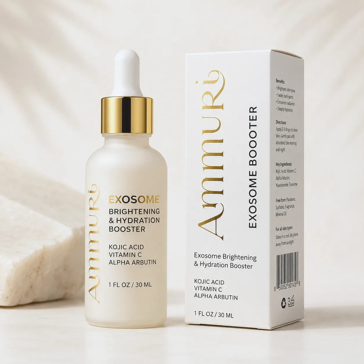 Exosome Brightening Booster Serum — Kojic Acid & Vitamin C — view 2