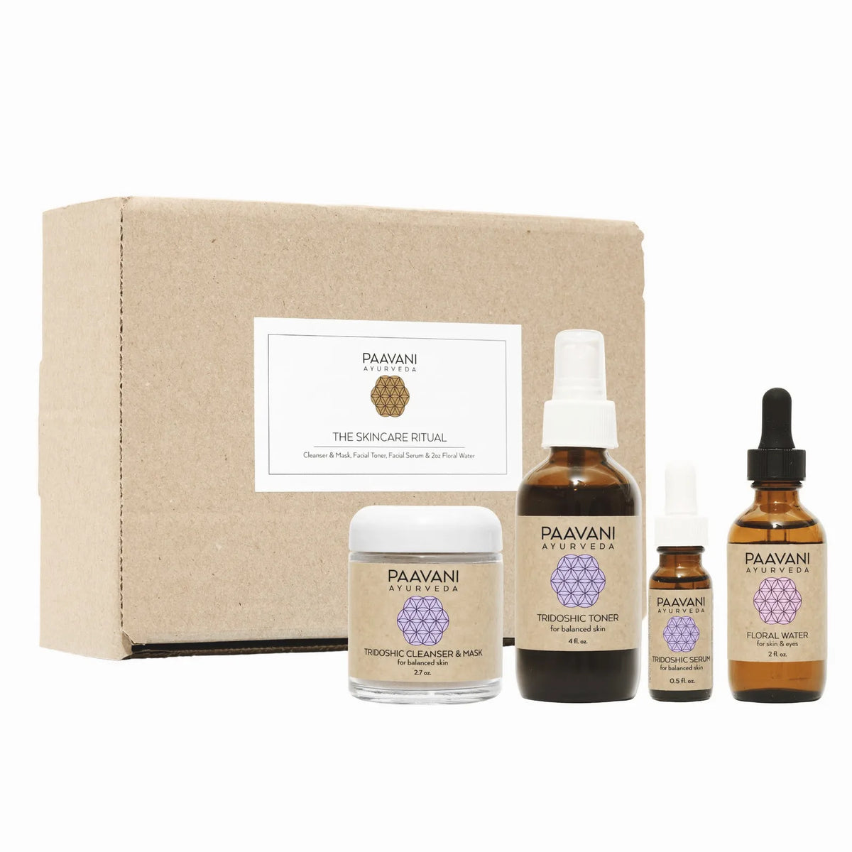 Tridoshic Ayurvedic Ritual Set — Balanced & Combination Skin — view 2
