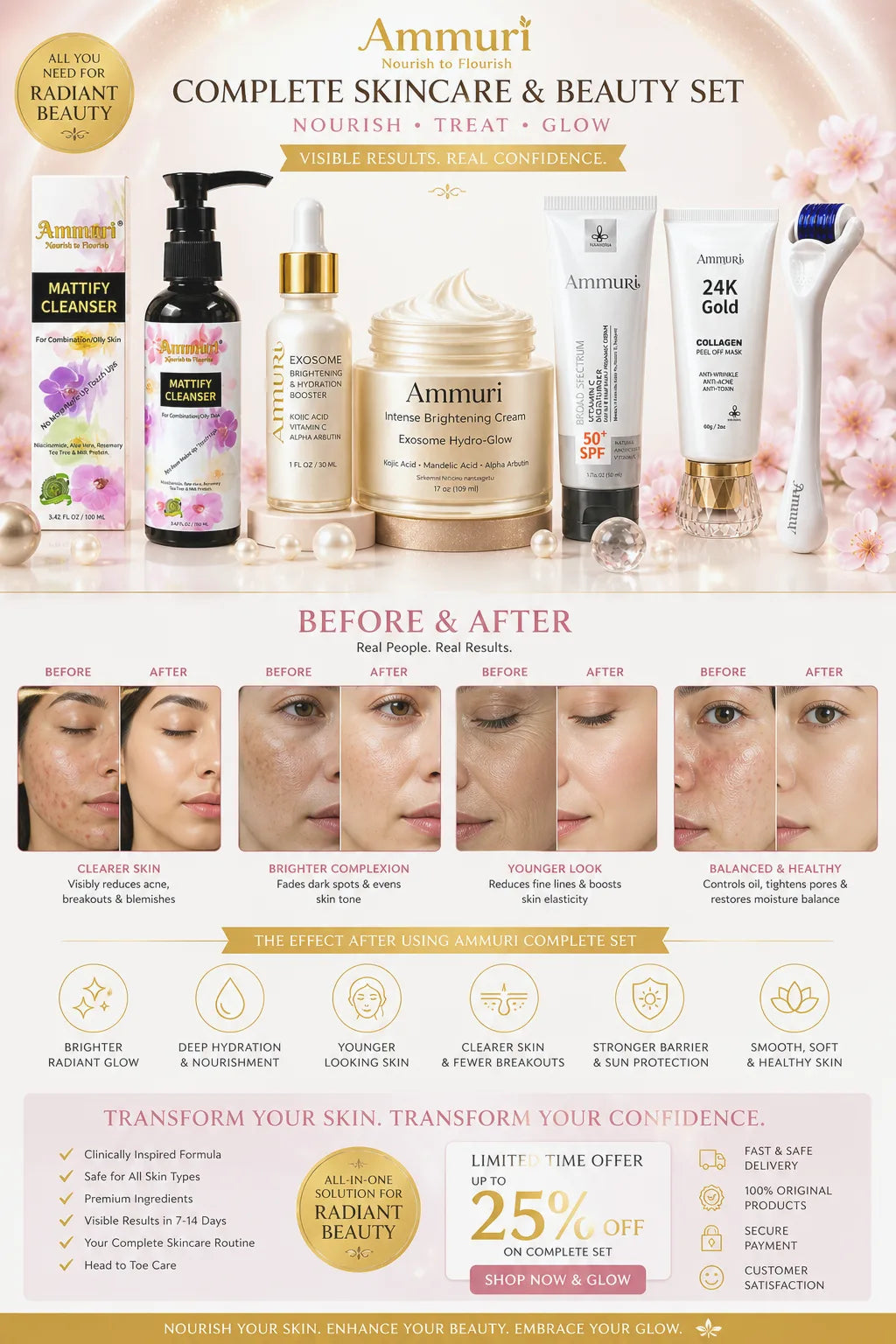 Complete Brightening Skincare & Beauty Set — view 3