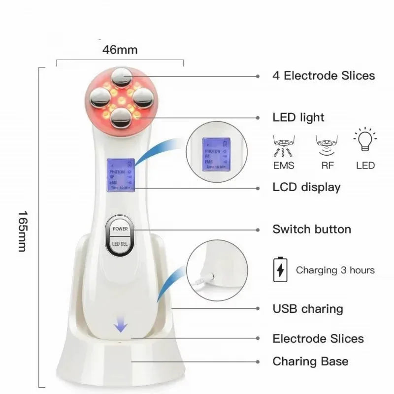 EMS Microcurrent & Photon Facial Device — view 3