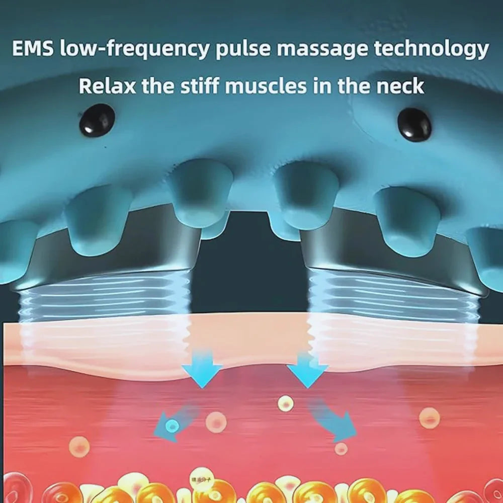 EMS Wireless Neck Massager with Remote Control — view 2