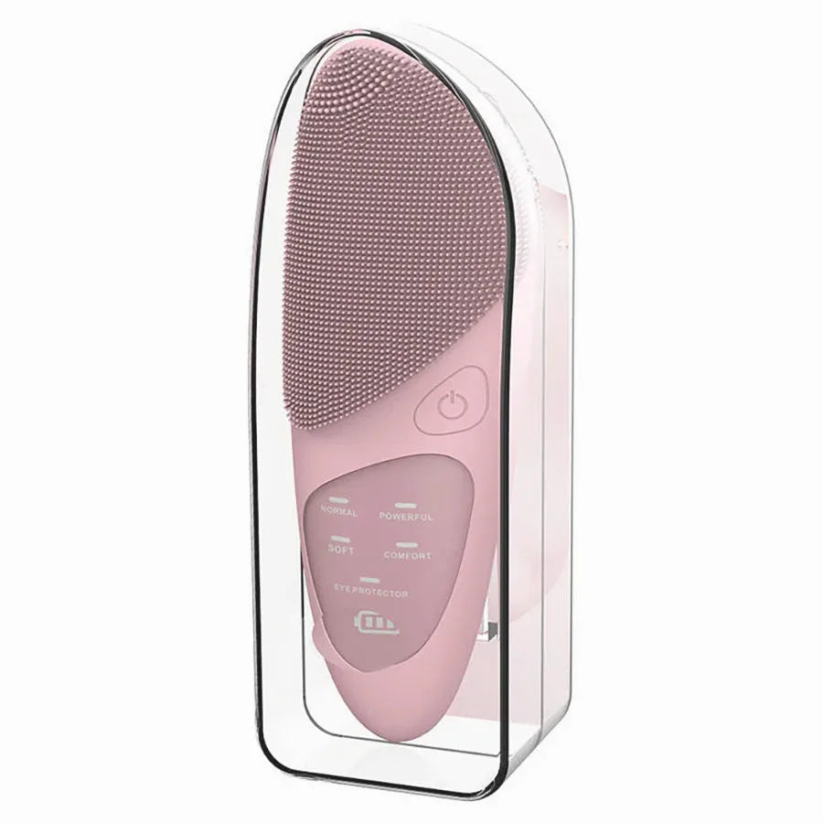 Sonic Heated Facial Cleansing Brush with Eye Massager — view 2