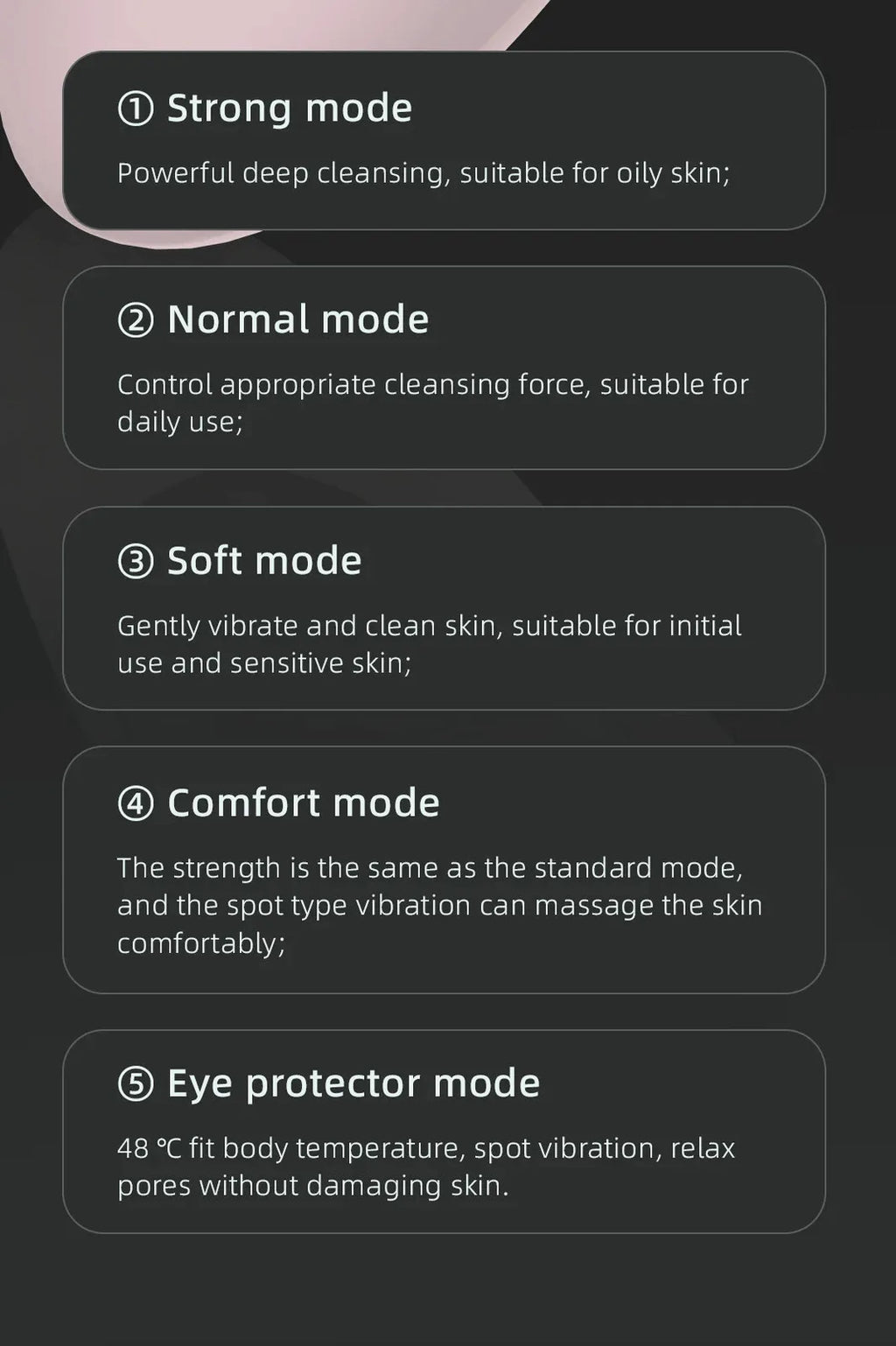 Sonic Heated Facial Cleansing Brush with Eye Massager — view 12