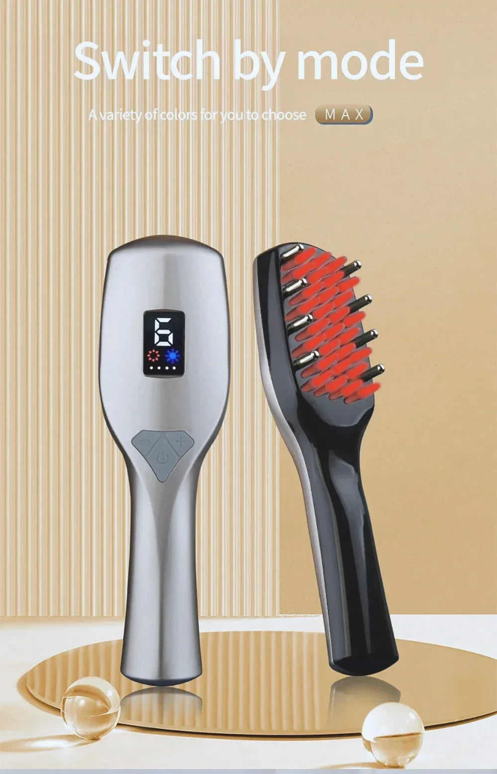 Vibration Scalp Massage Comb — Relaxing Scalp Care — view 15
