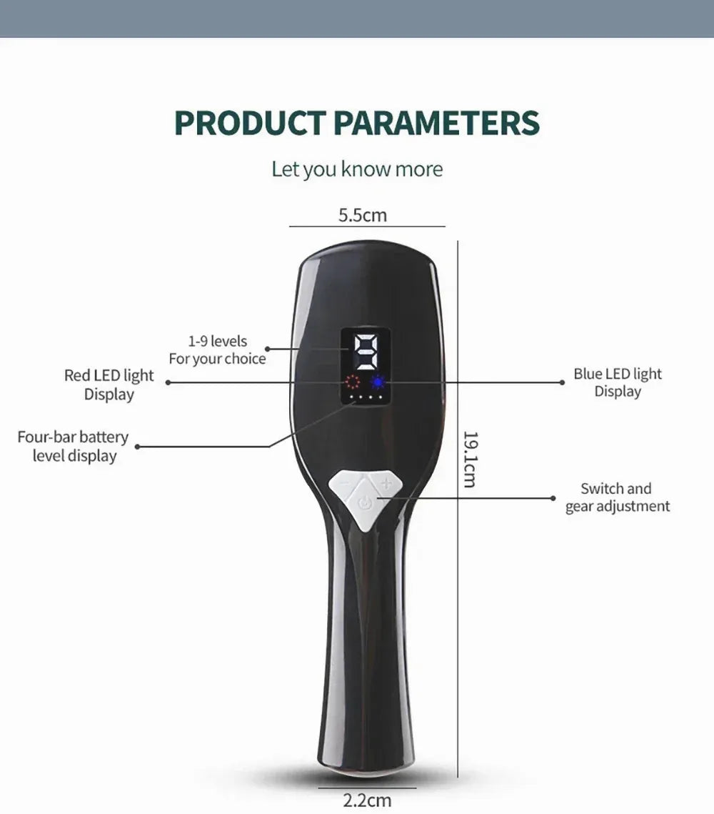 Vibration Scalp Massage Comb — Relaxing Scalp Care — view 21
