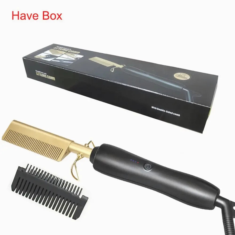 Ceramic Electric Hair Straightening Hot Comb — view 8