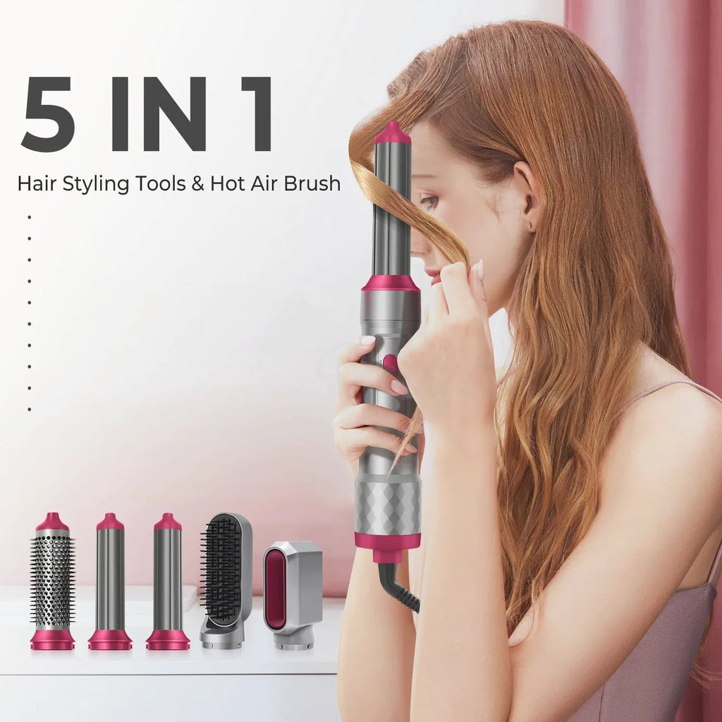 5-in-1 Negative Ion Hot Air Styling Brush | Beautifully Within