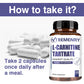 L-Carnitine Supplement – Energy & Metabolism (120 Caps)