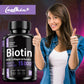 Biotin with Collagen & Keratin – Hair, Skin & Nail Support (120 Ct)