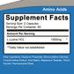 L-Lysine 1000mg – Collagen, Skin & Immune Function Support (120)