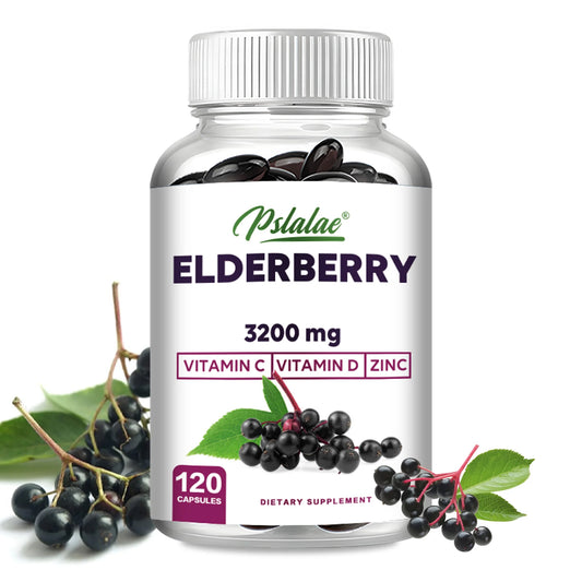 Elderberry Supplement – Immune & Antioxidant Support (120 Ct)