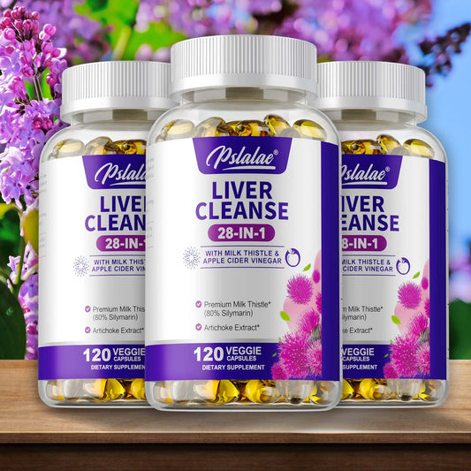 Liver Cleanse Detox Capsules – 28-in-1 Formula with Dandelion & Artichoke