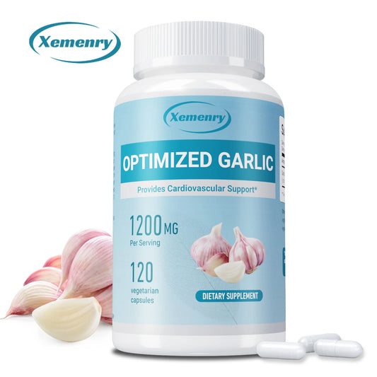 Optimized Garlic Supplement – Cholesterol, Heart & Immune Support