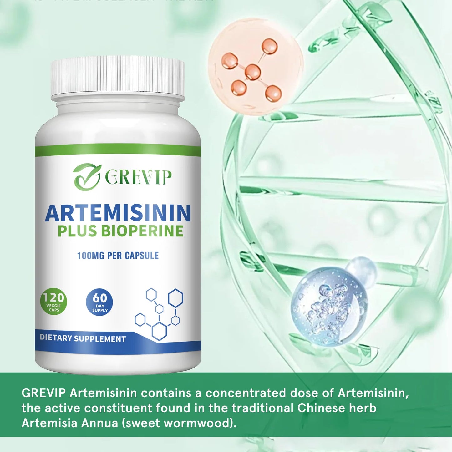 Artemisinin 100mg – Digestion, Immunity & Healthy Aging Support