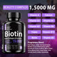 Biotin with Collagen & Keratin – Hair, Skin & Nail Support (120 Ct)