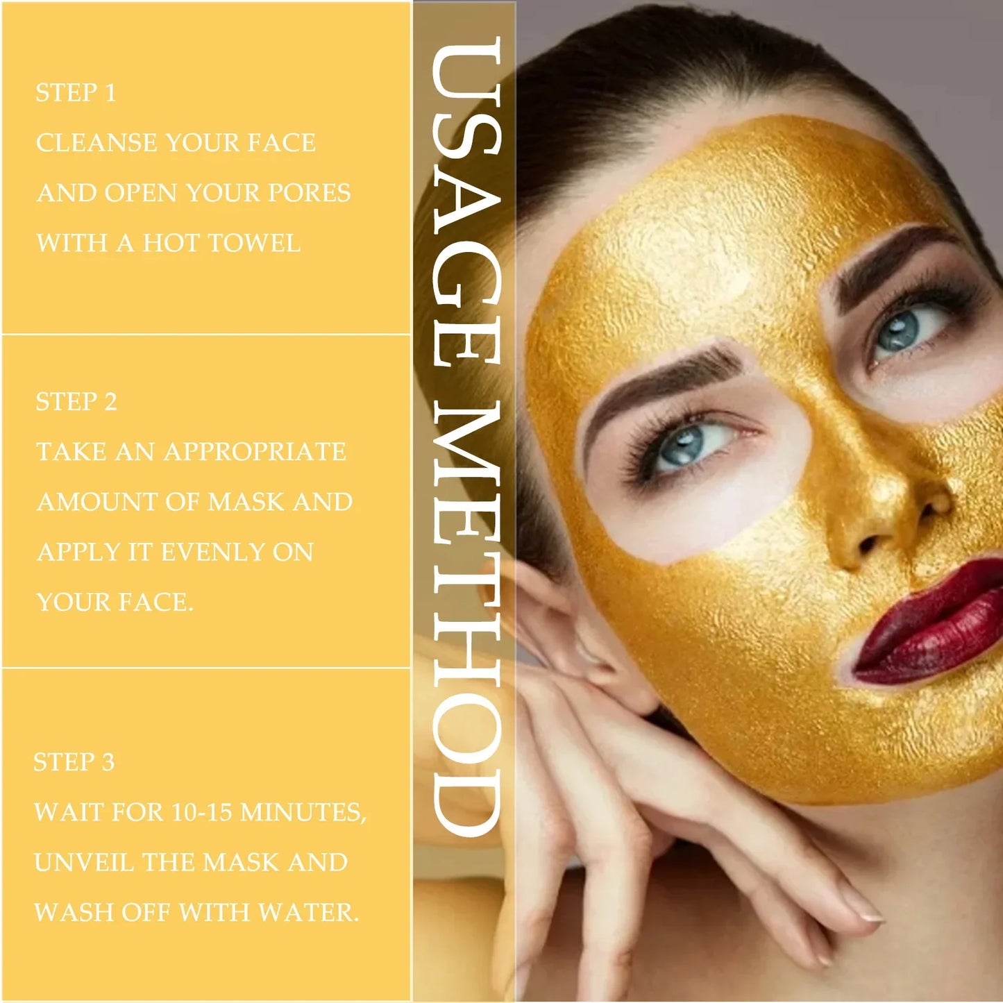 Golden Peel-Off Mask – Blackhead & Wrinkle Care