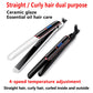 2-in-1 Hair Styler – Ceramic Straightener & Curling Comb