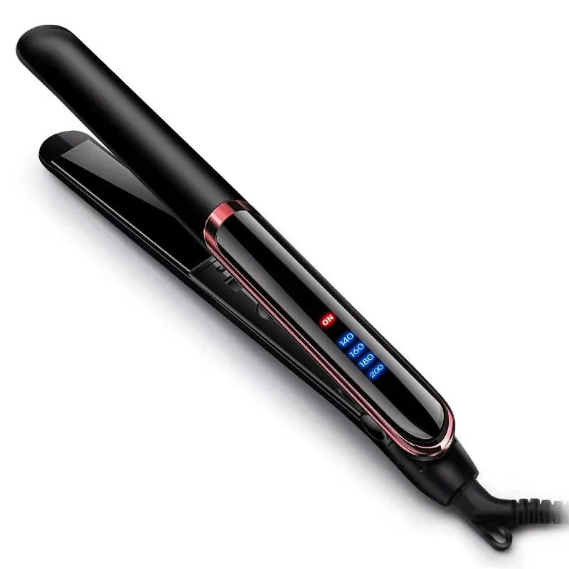 2-in-1 Hair Styler – Ceramic Straightener & Curling Comb