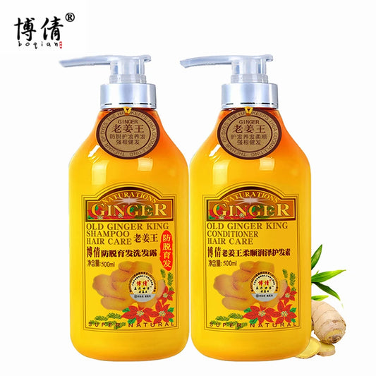 BOQIAN Ginger Shampoo & Conditioner – Root & Scalp Care