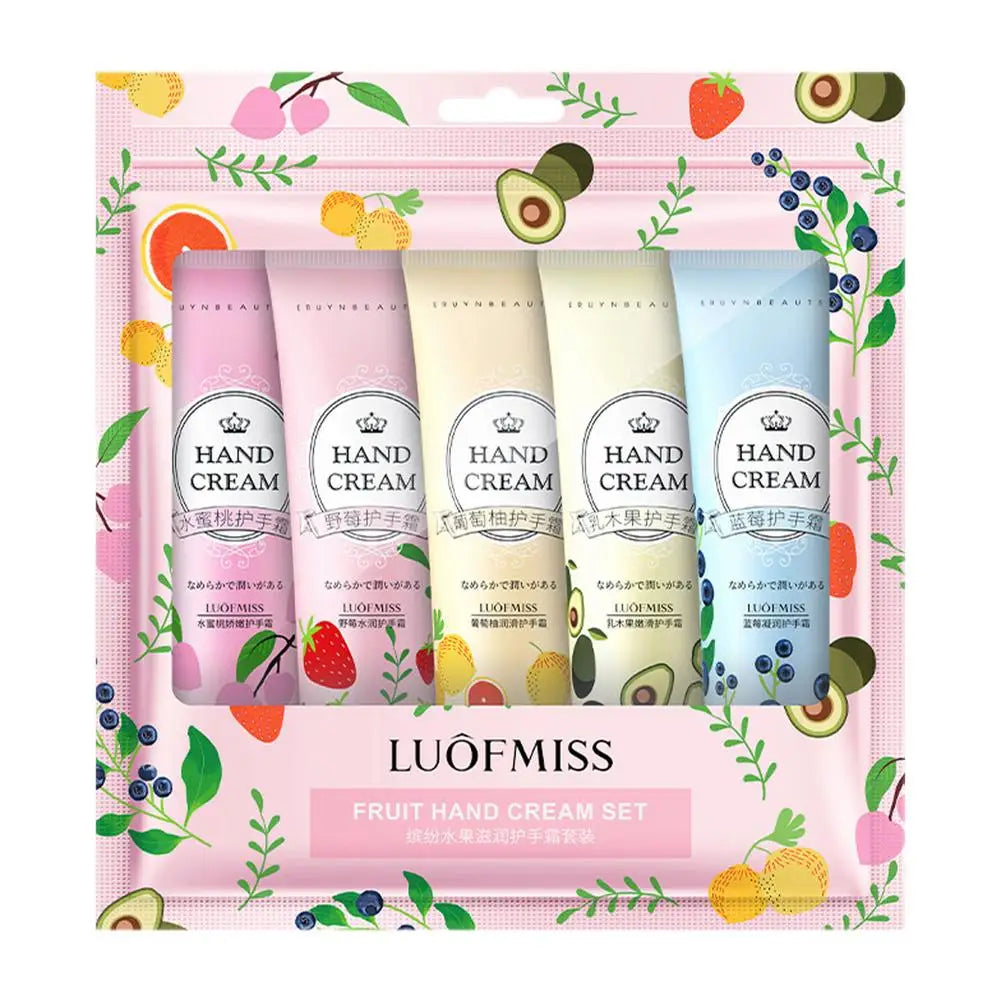 5PCS Hand Cream Travel Set – Shea Butter & Vitamin E
