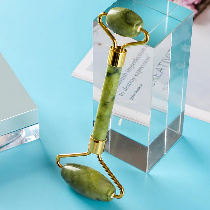 Jade Roller & Gua Sha Set – Face Lifting Massage Tools