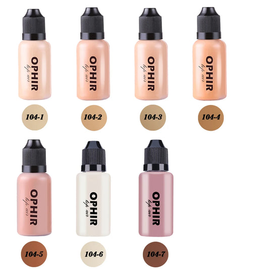 OPHIR Airbrush Makeup Foundation Ink – 3 Colors for Salon Use