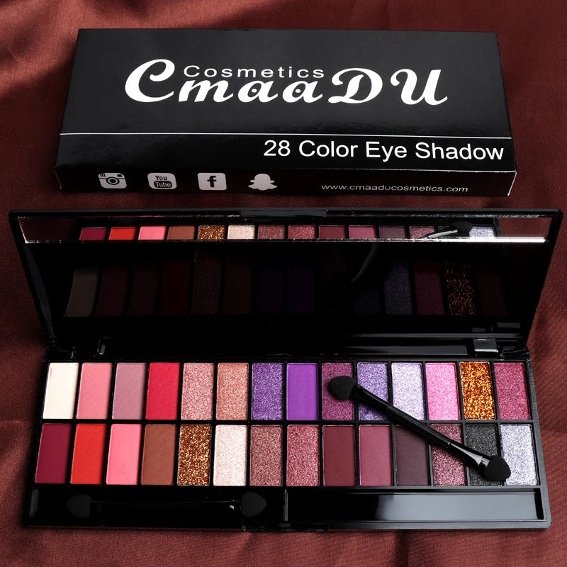 28 Color Nude Eyeshadow Palette