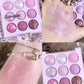 Chocolate Blush & Eyeshadow Palette – 9 Colors