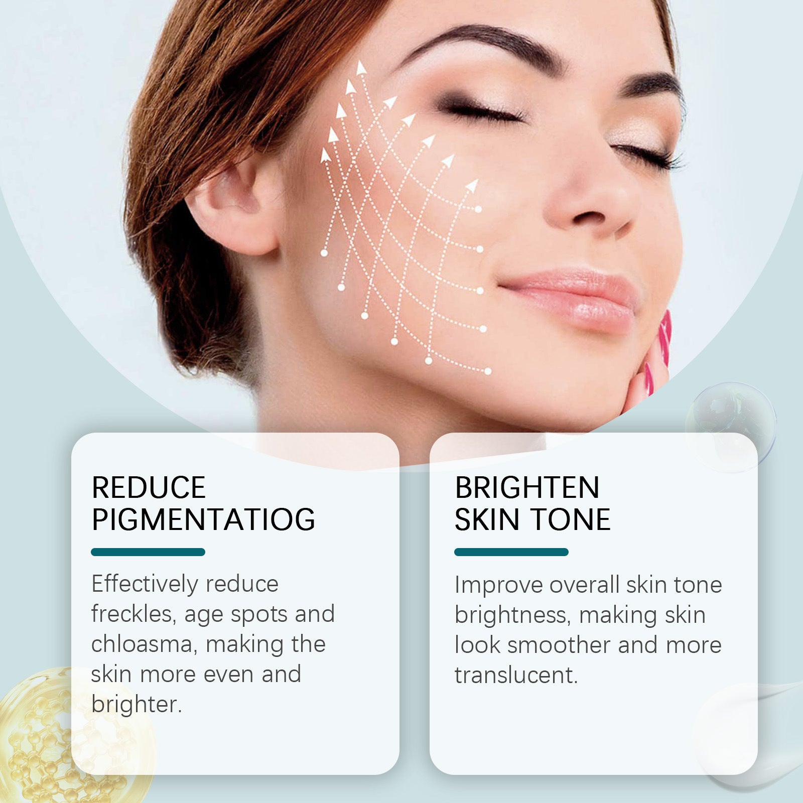 Niacinamide Facial Serum Fade Fine Line Moisturzing Brightening Rejuvenation Shrink Pores Fade Melanin Vitamin C Serum Skin Care