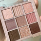 Chocolate Blush & Eyeshadow Palette – 9 Colors