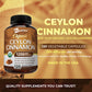 Organic Ceylon Cinnamon 1200mg – Blood Sugar & Heart Health Support