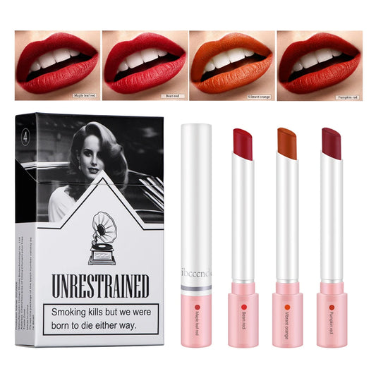 4 Colors Waterproof Lipstick Set