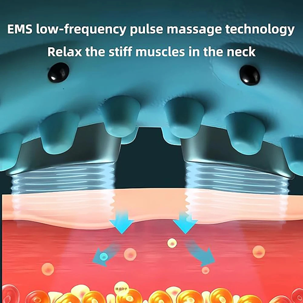 EMS Wireless Neck Massager with Remote Control - image 2