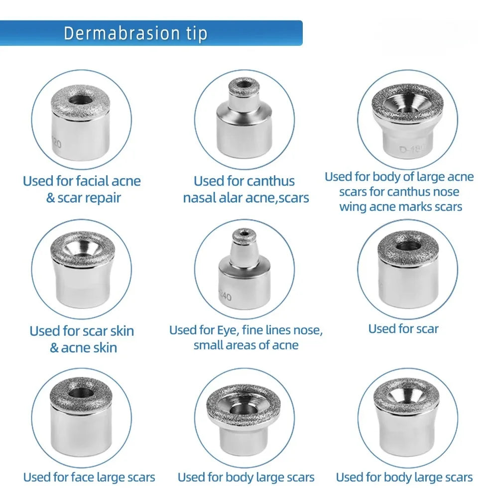 3 In 1 Diamond Microdermabrasion Facial Cleansing And Blackhead Removal Device