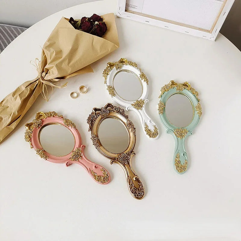 Vintage Handheld Vanity Mirror