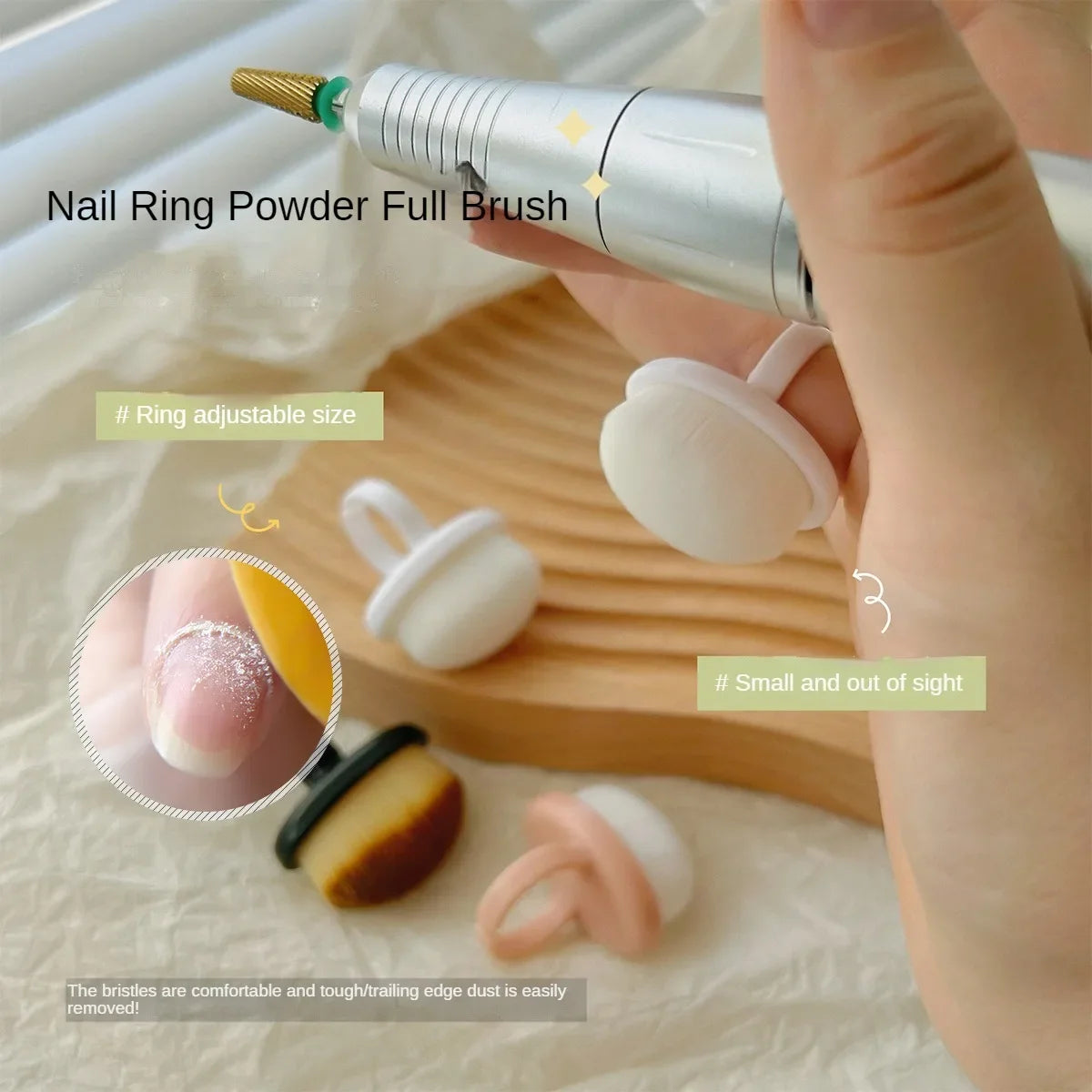 Nail Art Dust Cleaning Brush – Makeup Manicure Tool
