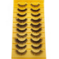 10 Pairs Mink Lashes – Fluffy, Dramatic False Eyelashes