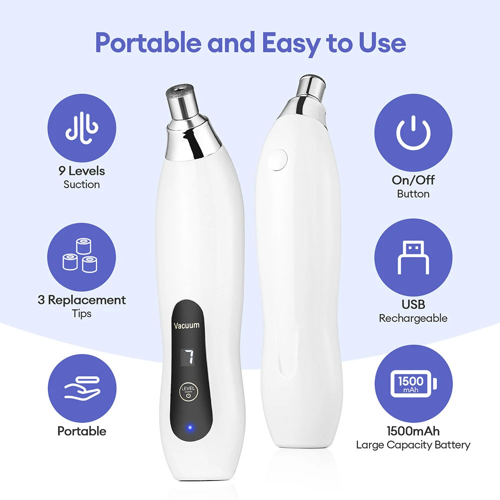Portable Diamond Peeling Machine Microdermabrasion Facial Deep Cleaning Skin Care Device Exfoliation Vacuum Blackhead Remover