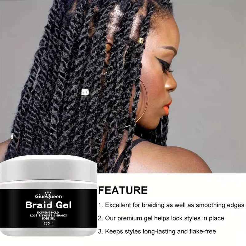 Strong Hold Braid Gel – Non-Flaking, Long-Lasting Braids