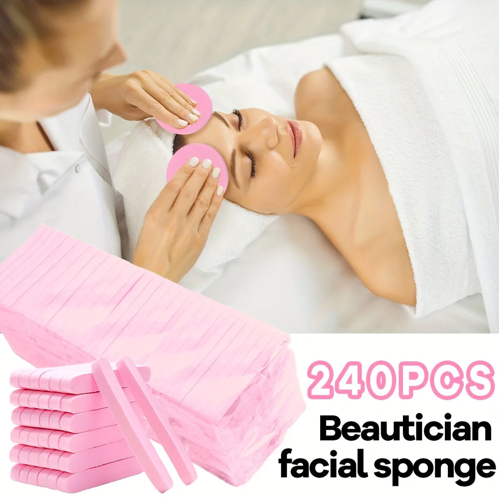 Compressed Facial Sponges (240-Count) — Bath Tool, Makeup Removal | Beautifully Within