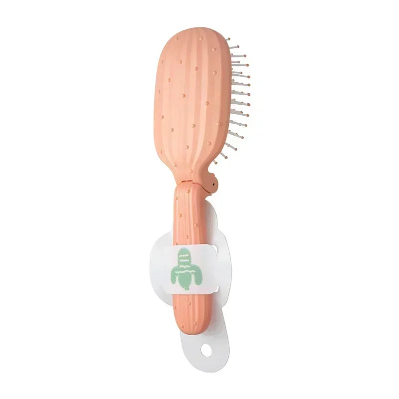 Foldable Cushion Hair Brush – Portable Travel Comb